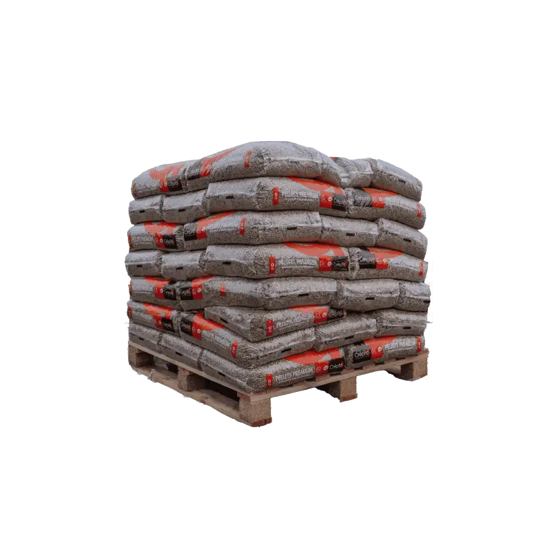 Pellets Crepito – Halbe Palette mit 36 Saecken à 15 kg (540 kg)